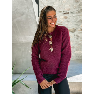 Pull Nayah - Bordeaux