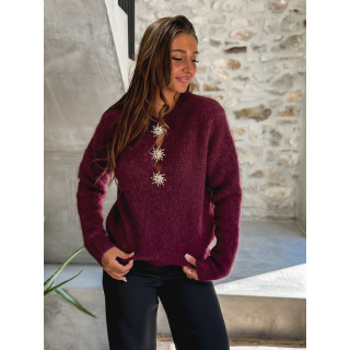 Pull Nayah - Bordeaux