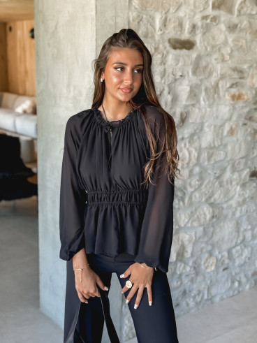 Blouse Idaya - Noir
