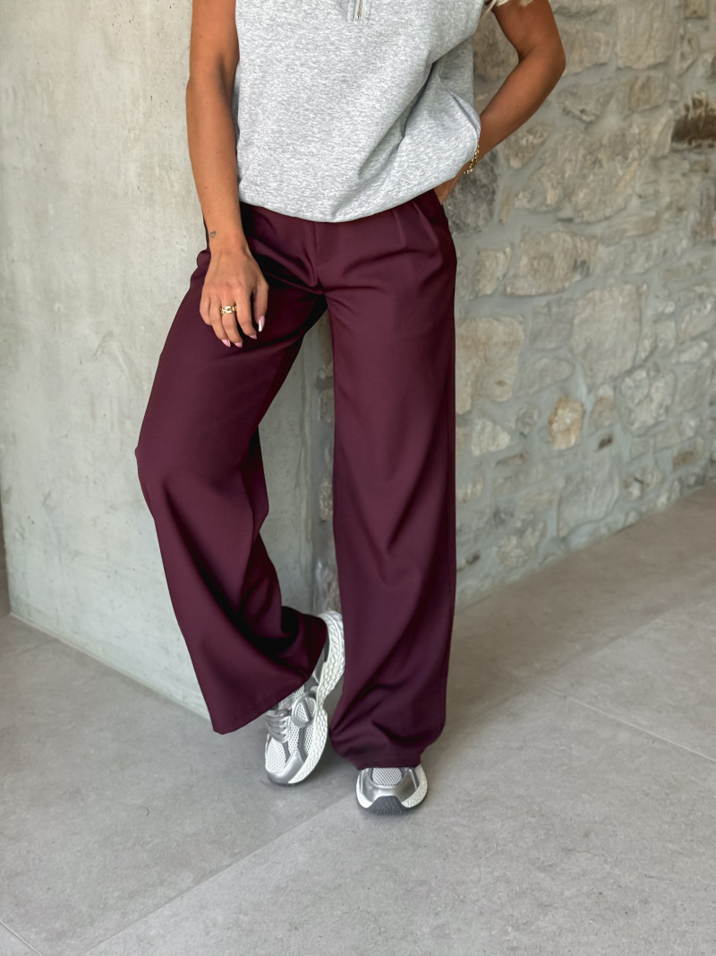 Pantalon Isolde - Aubergine