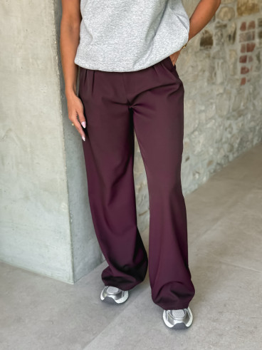 Pantalon Isolde - Aubergine
