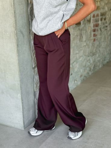 Pantalon Isolde - Aubergine