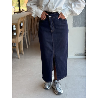 Jupe en jeans Zephyra - Bleu foncé