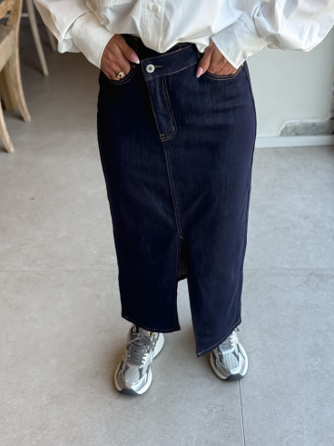 Jupe en jeans Zephyra - Bleu foncé