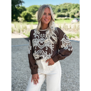 Blouse Fatiya - Chocolat