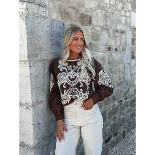 Blouse Fatiya - Chocolat