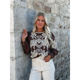 Blouse Fatiya - Chocolat