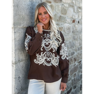 Blouse Fatiya - Chocolat
