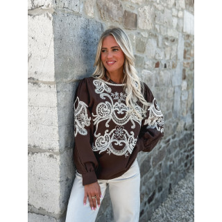 Blouse Fatiya - Chocolat