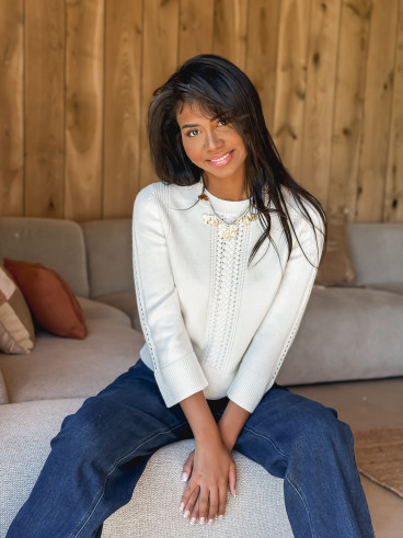 Pull Elowen - Beige