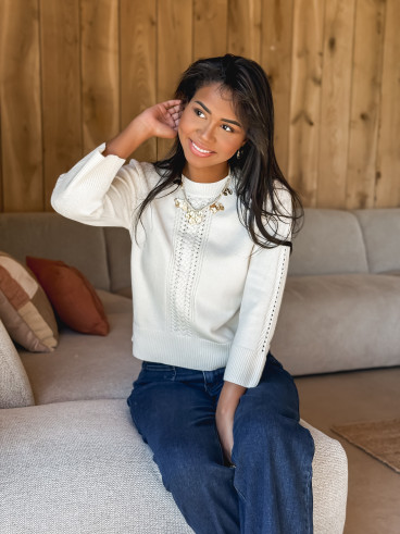 Pull Elowen - Beige