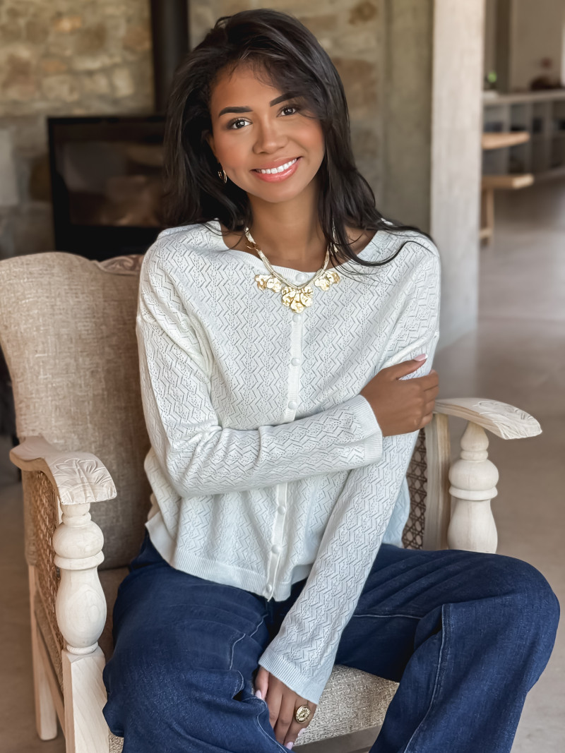 Gilet Lauranne - Ecru
