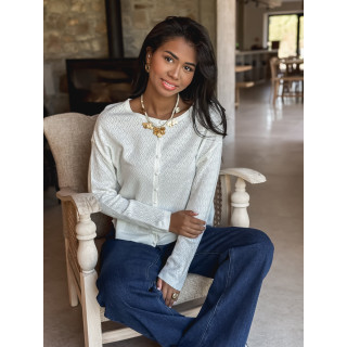 Gilet Lauranne - Ecru