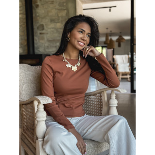 Blouse Celenya - Camel