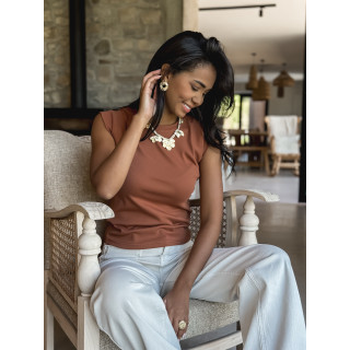 Blouse Celenya - Camel