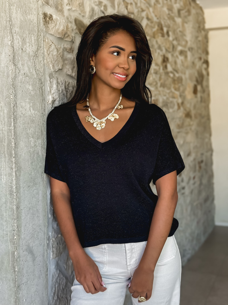 Blouse Clarelle - Noir