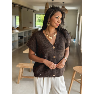 Gilet Ayline - Chocolat