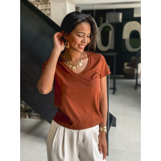 T-shirt Manuela - Camel