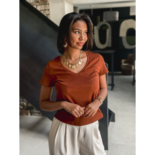 T-shirt Manuela - Camel