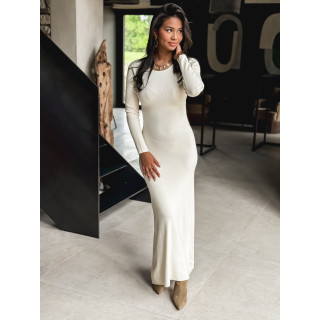 Robe longue Typhène - Ecru