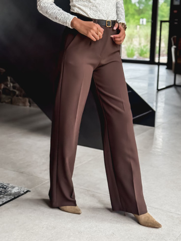 Pantalon Nathalie - Chocolat