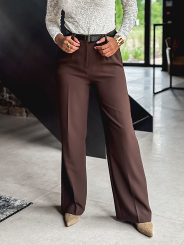 Pantalon Nathalie - Chocolat
