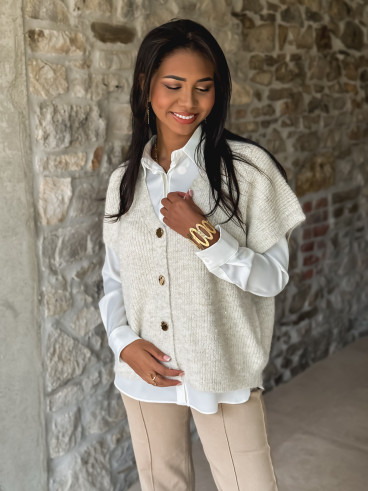Gilet Ayline - Beige