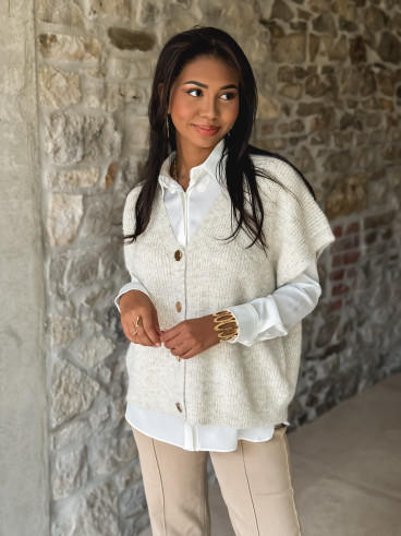 Gilet Ayline - Beige