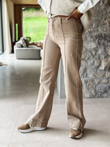 Jeans Mélyna - Beige
