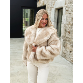 Veste en fourrure Careen - Beige