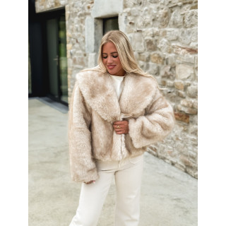 Veste en fourrure Careen - Beige