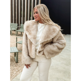 Veste en fourrure Careen - Beige