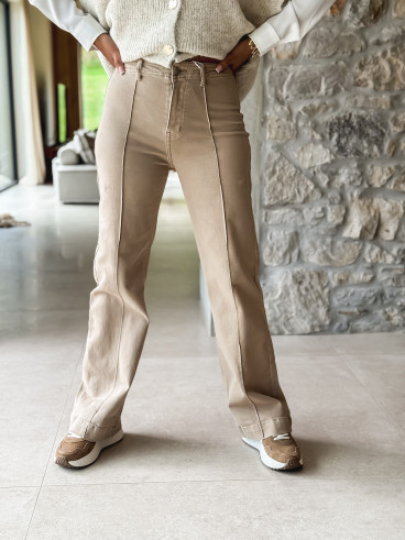 Jeans Mélyna - Beige