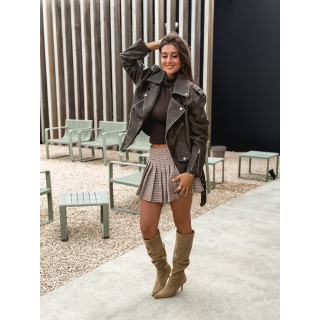 Perfecto simili Harley - Marron