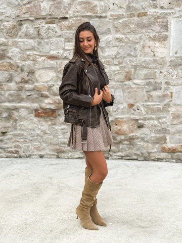 Perfecto simili Harley - Marron