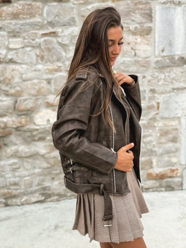 Perfecto simili Harley - Marron