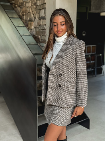 Blazer Fionolla - Beige/Chocolat