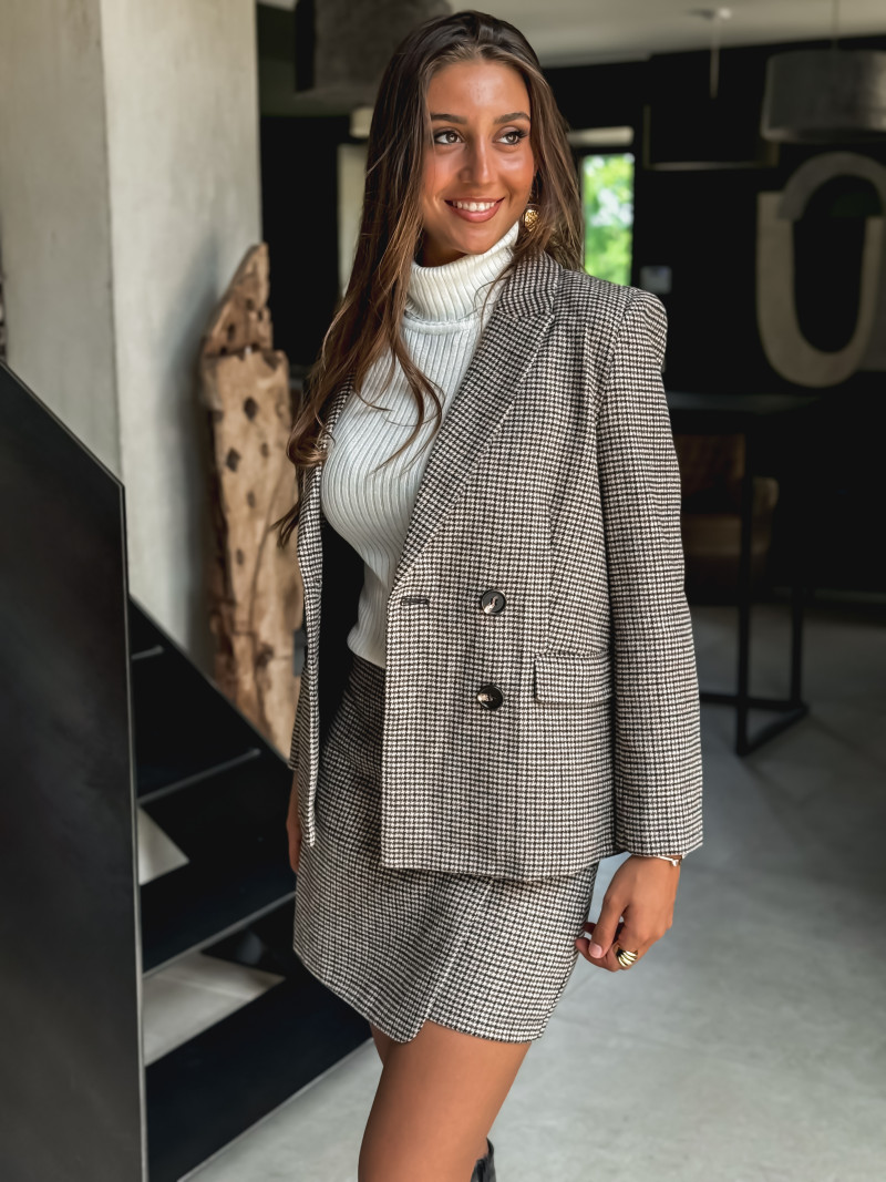 Blazer Fionolla - Beige/Chocolat