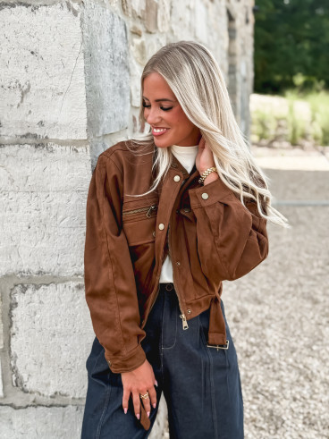Veste courte Yanah - Camel