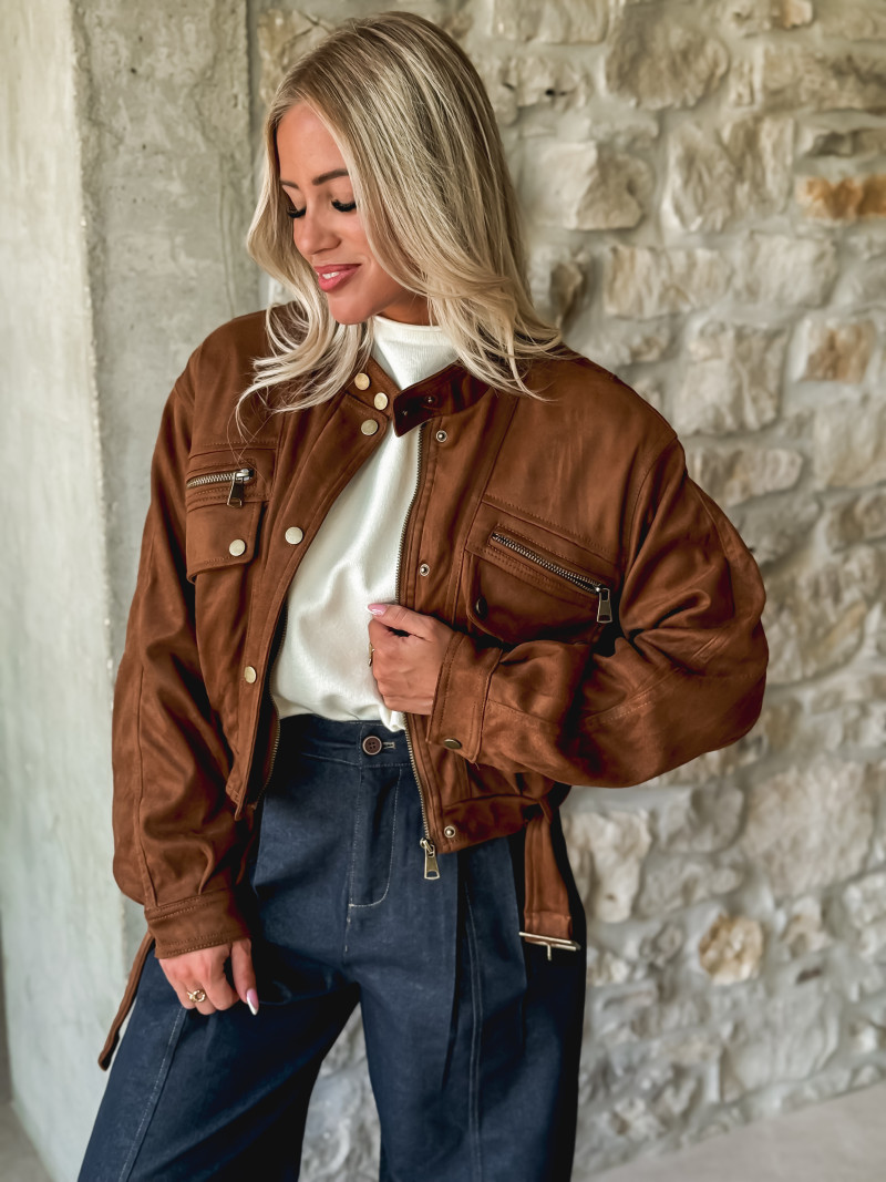 Veste courte Yanah - Camel