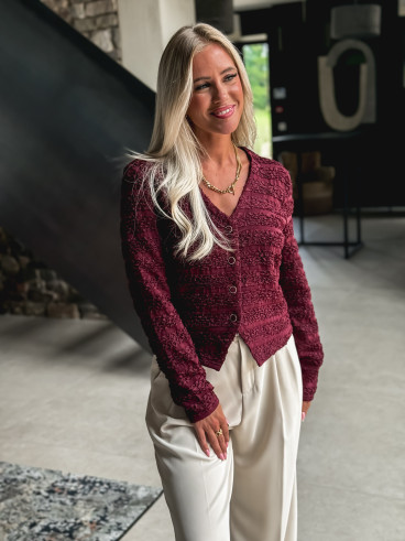 Blouse Lynnie - Bordeaux