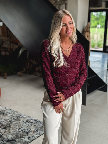 Blouse Lynnie - Bordeaux