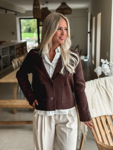 Gilet Raissa - Chocolat