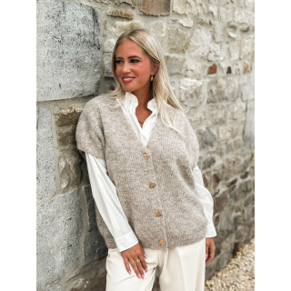 Gilet Ayline - Taupe