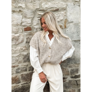 Gilet Ayline - Taupe