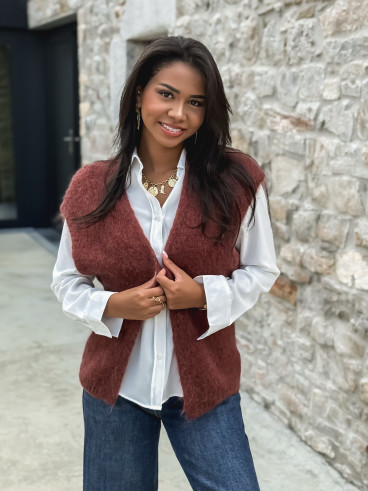 Gilet Milly - Marron