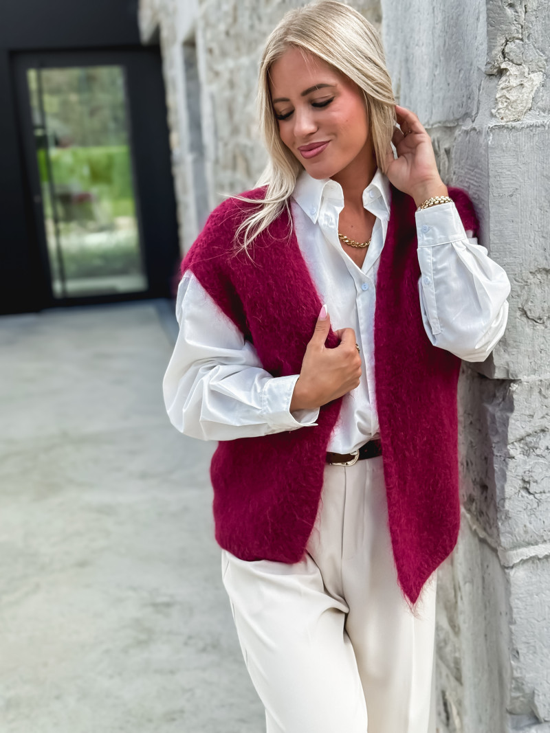 Gilet Milly - Bordeaux