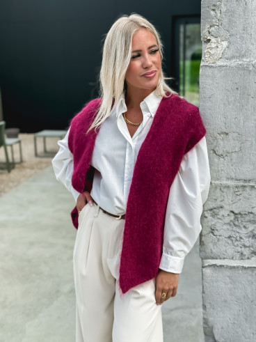 Gilet Milly - Bordeaux