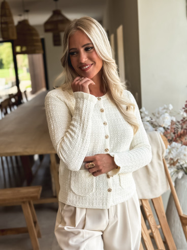 Gilet Jolanta - Crème