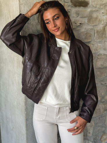 Bomber Alba - Chocolat